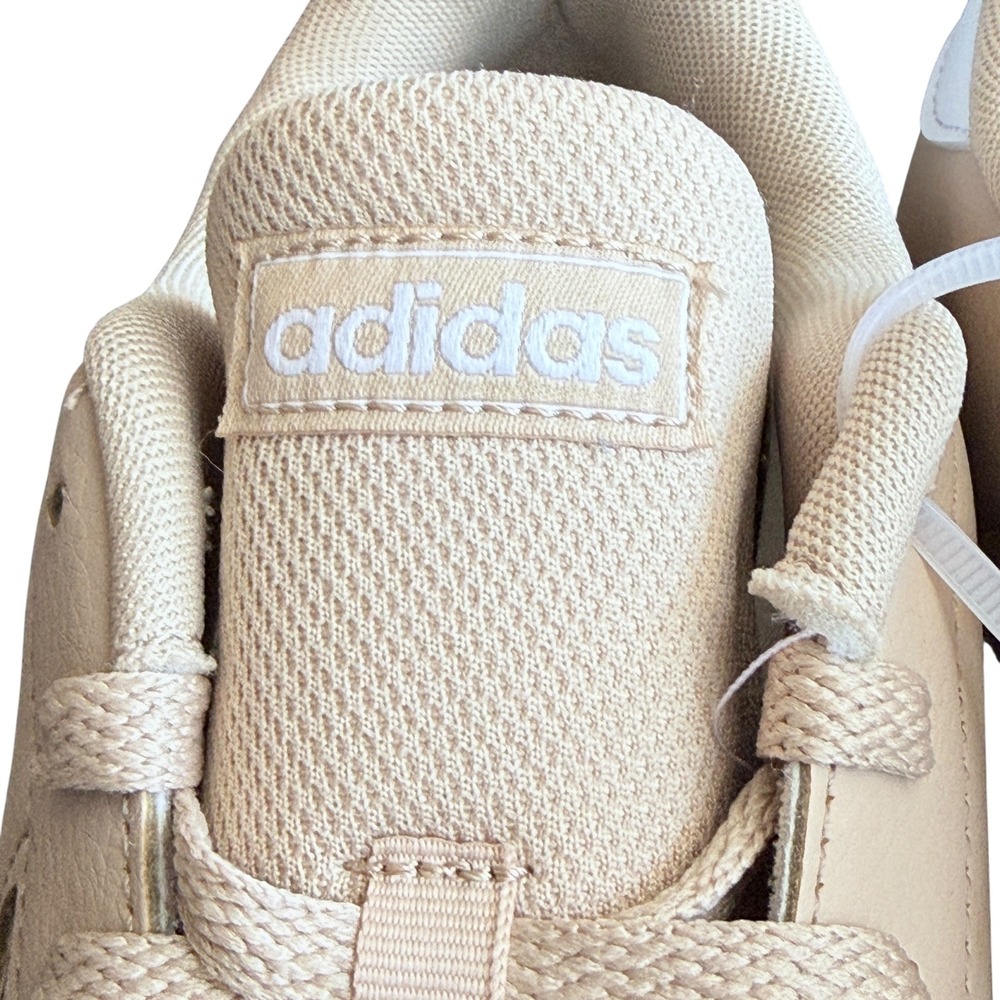 Adidas Urban Court Sneakers Tan White Casual Low Top IF4078 Mens Size 9 NEW - Picture 8 of 16
